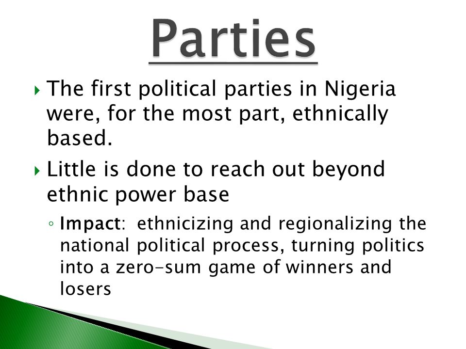 Impact of ethnicity on politics